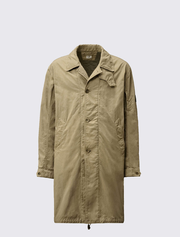 Twill Fishtail Padded Coat