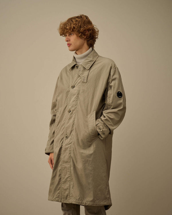 Twill Fishtail Padded Coat