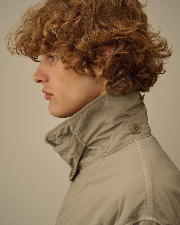 Twill Fishtail Padded Coat