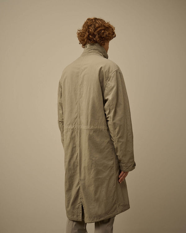 Twill Fishtail Padded Coat