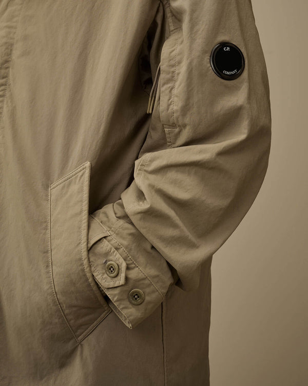 Twill Fishtail Padded Coat