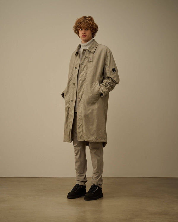 Twill Fishtail Padded Coat