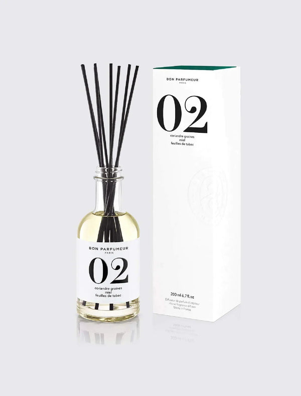 Home Fragrance Diffuser 02 : coriander seed, honey, tobacco leaf