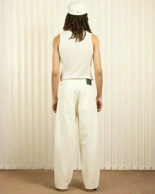 Le Jean Baggy Écru