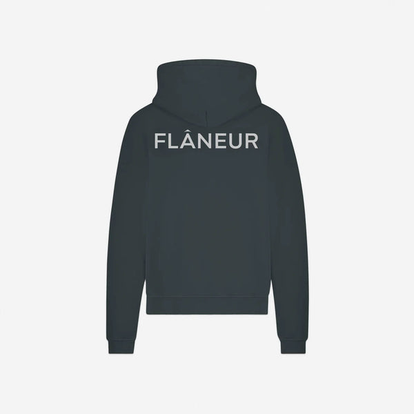 Double Logo Washed Hoodie 500GSM