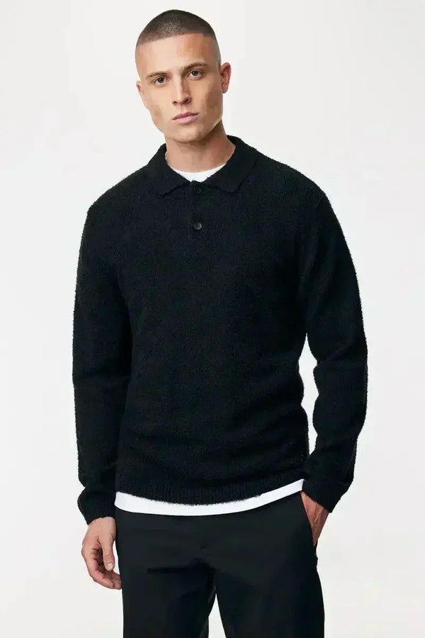 Monogram Longsleeve Polo
