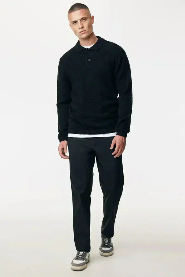 Monogram Longsleeve Polo