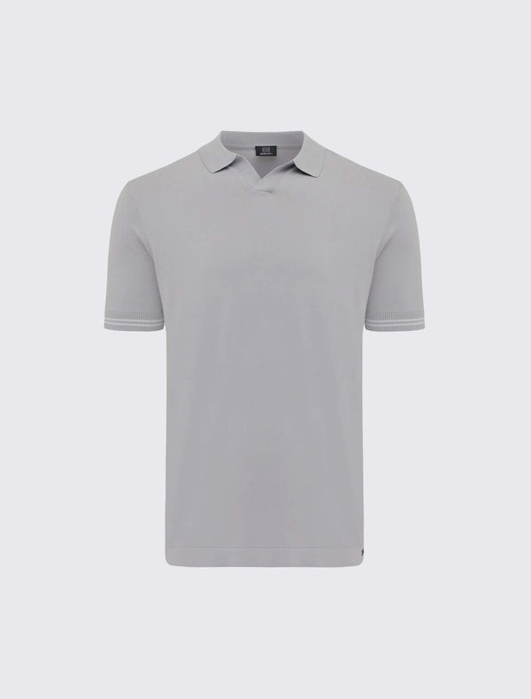 No Button Polo