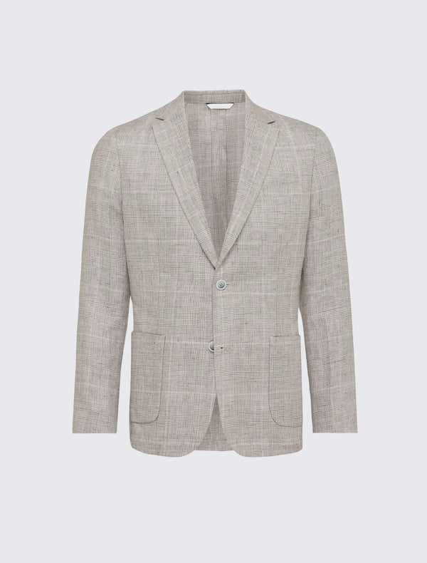 Checked Blazer Bergomi