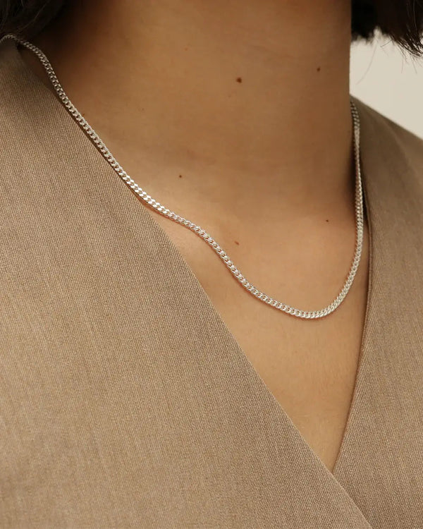 Carmela Necklace Silver 50cm