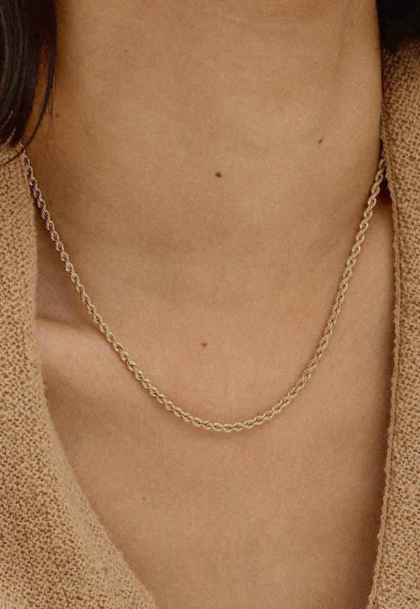 Paulie Necklace Gold 55 cm