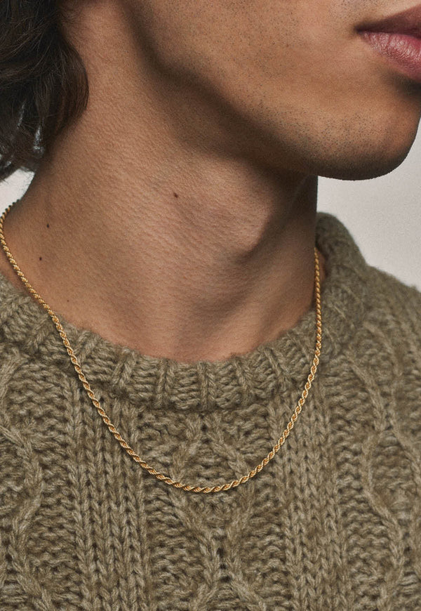 Paulie Necklace Gold 55 cm