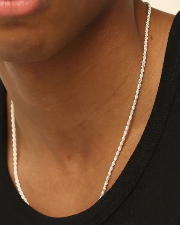 Paulie Necklace Silver 50cm