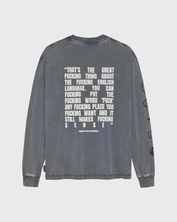 Text Tee Longsleeve