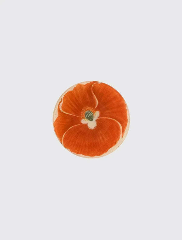 White Edge Red Poppy (790E)