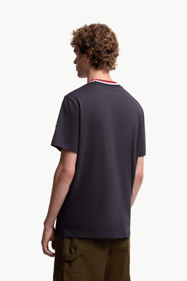 Embroidered Logo Cotton T-Shirt