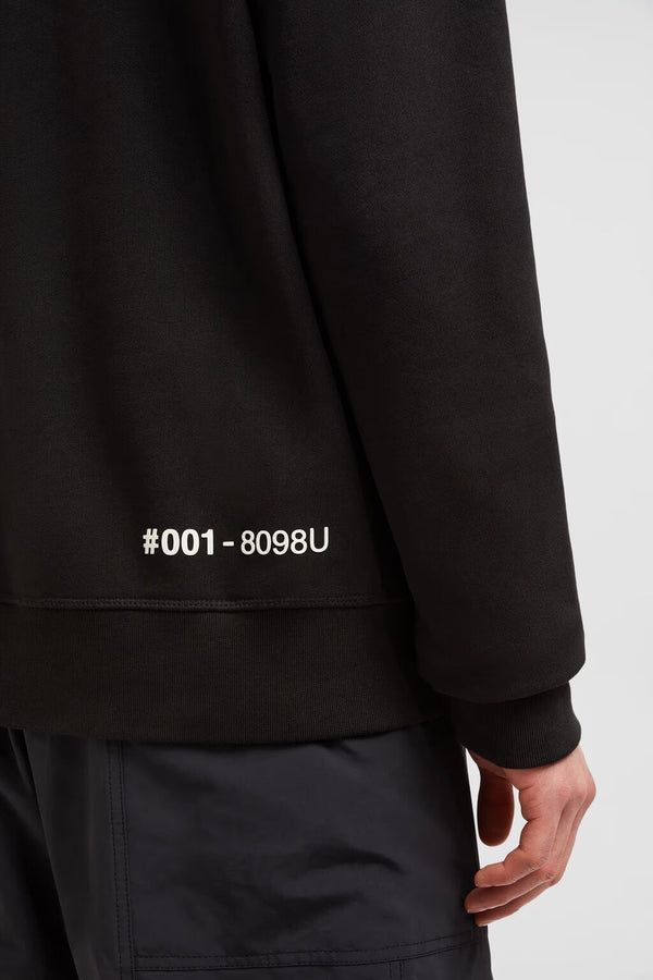 Mirrored Logo Cotton Hoodie