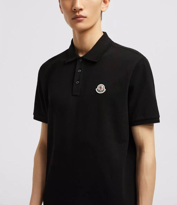 Logo Patch Polo Shirt