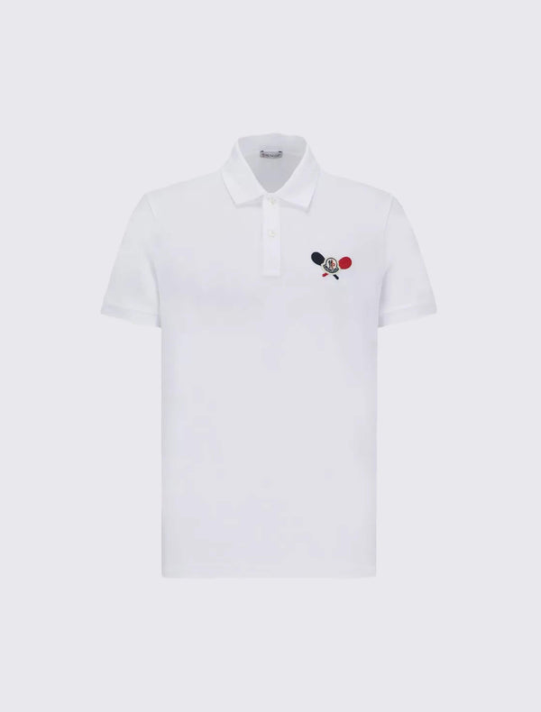 Tennis Logo Patch Polo Shirt