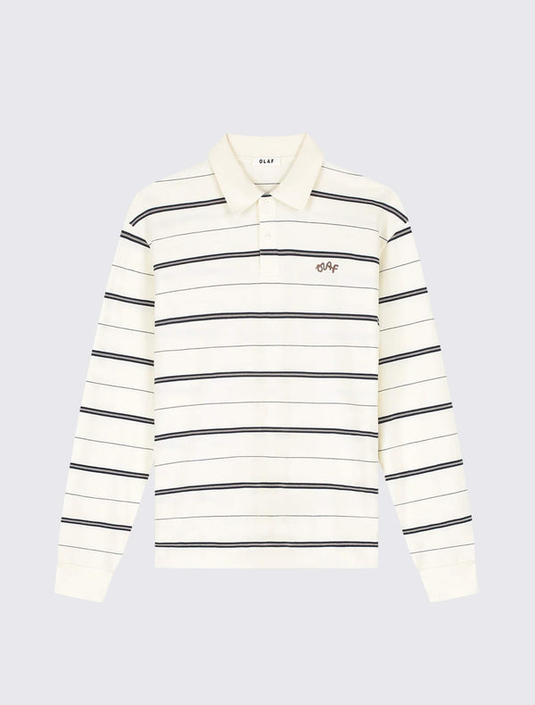 Striped Signature LS Polo