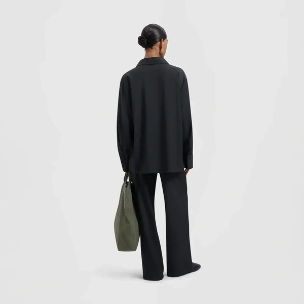 W Drapy Asymetric Shirt
