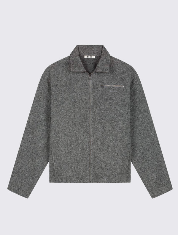 Wool Fleece Zip jacket