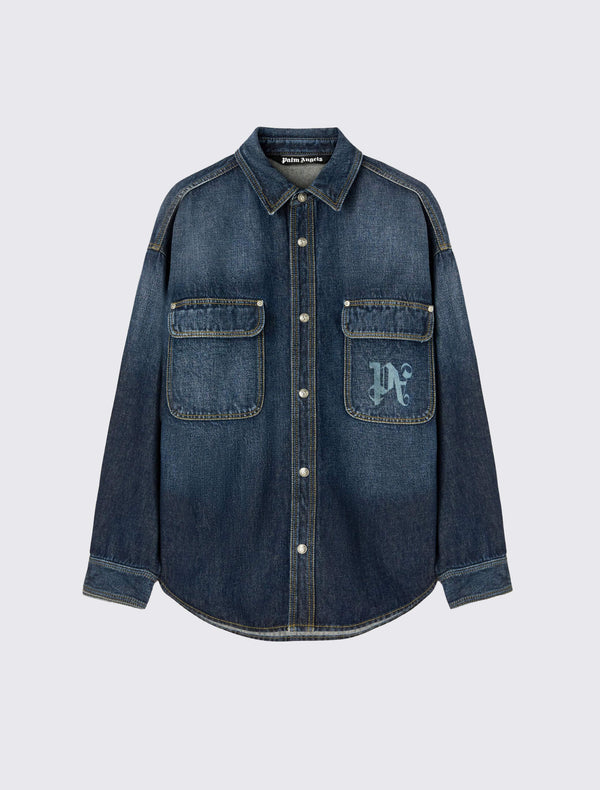 Midnight Monogram Denim Shirt