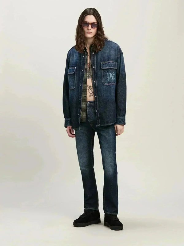 Midnight Monogram Denim Shirt