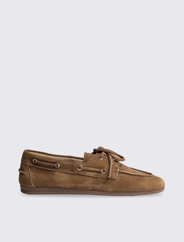 Boat Loafer Brushed Suede