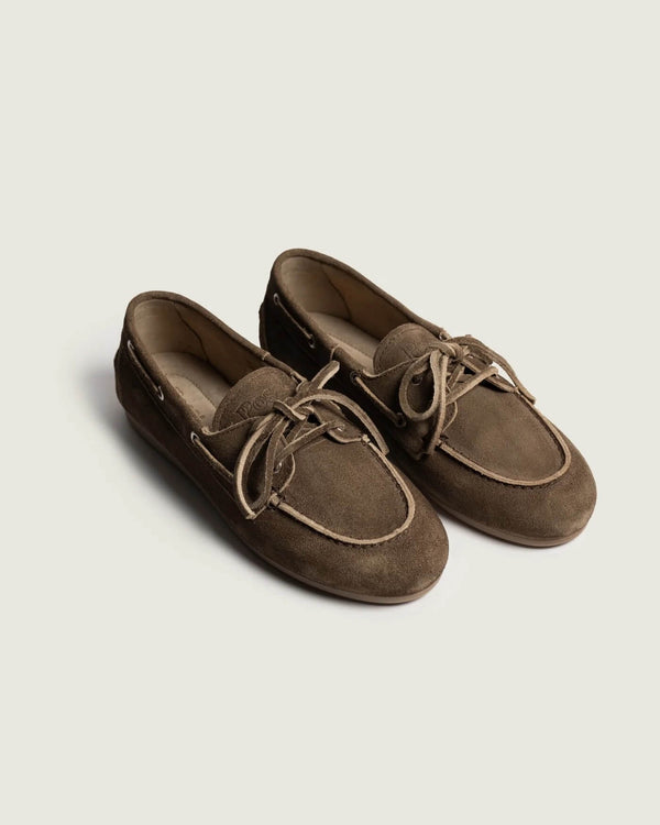 Boat Loafer Brushed Suede