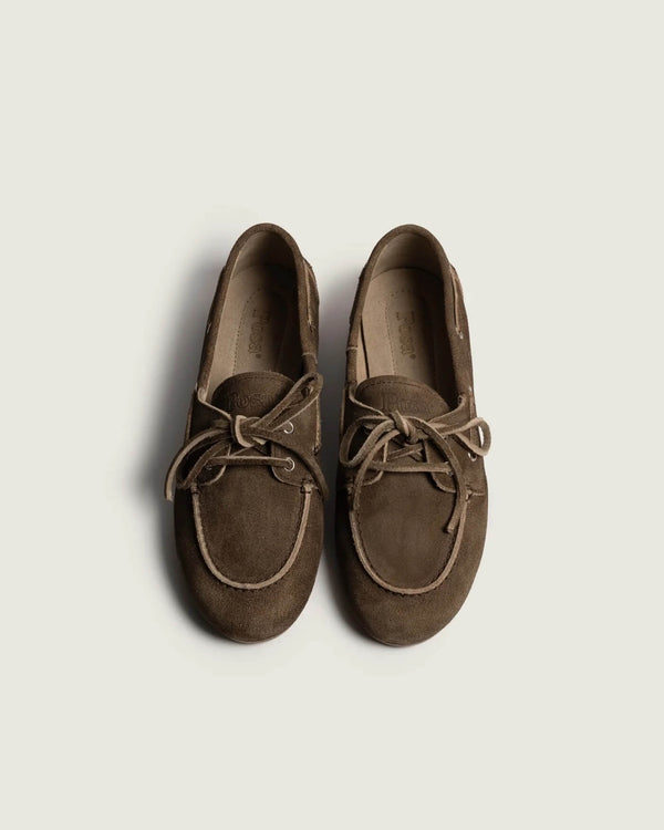 Boat Loafer Brushed Suede