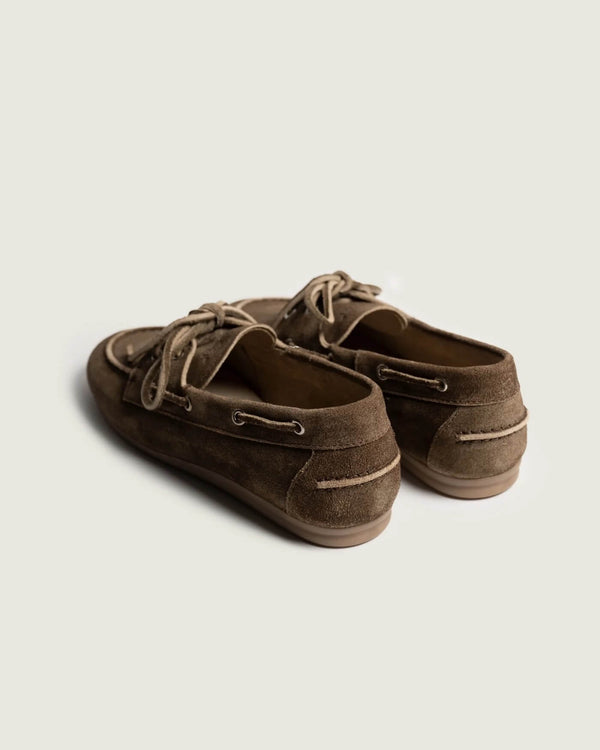 Boat Loafer Brushed Suede