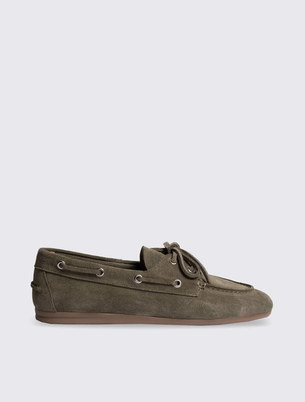 Boat Loafer Brushed Suede
