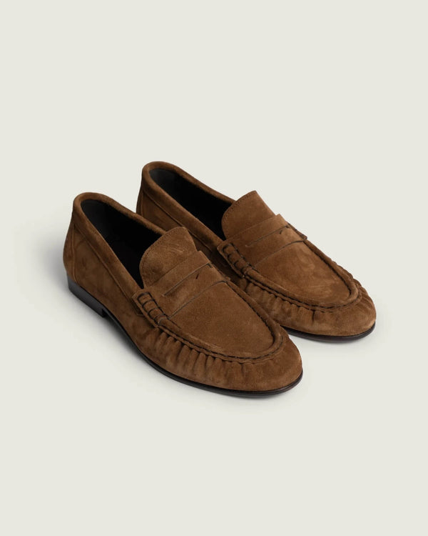 Penny Loafer Wrinkle Suede