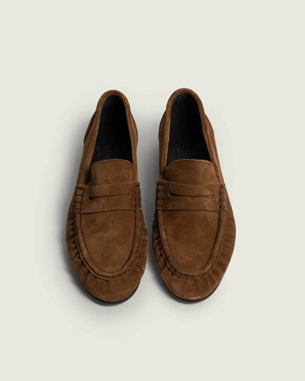 Penny Loafer Wrinkle Suede