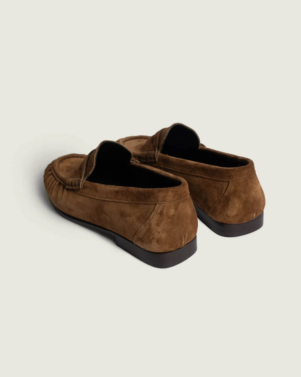 Penny Loafer Wrinkle Suede
