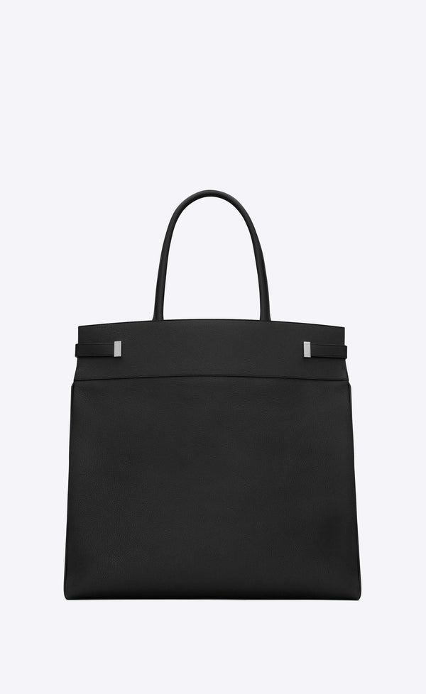 Manhattan N/S Tote in Grained Leather