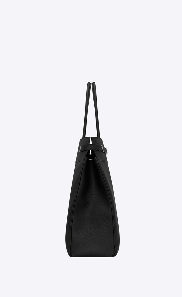 Manhattan N/S Tote in Grained Leather