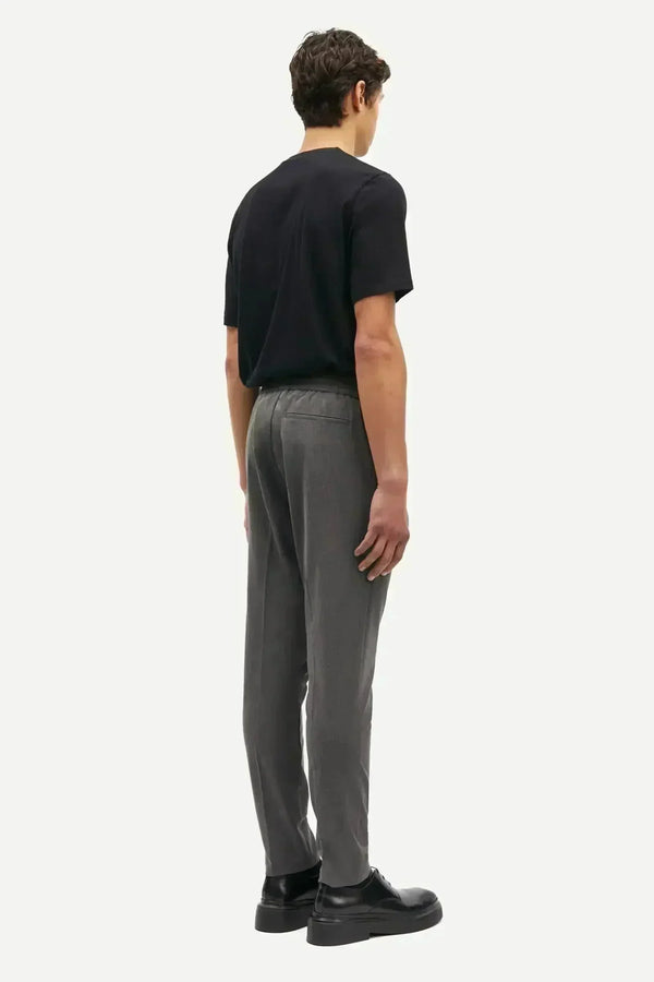 Samsoe Samsoe pantalons antraciet grijs