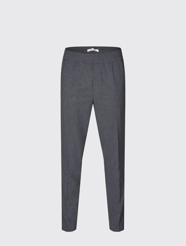 Samsoe Samsoe pantalons antraciet grijs