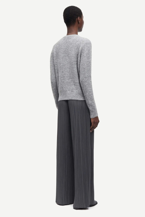 Uma Trousers 10167 Gray Pinstripe