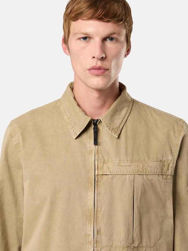 103WN Overshirt with Zip Fastening