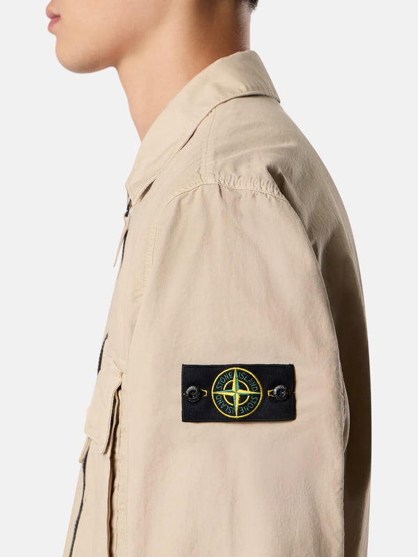 1200004 Overshirt in Canvas-Weave Cotton
