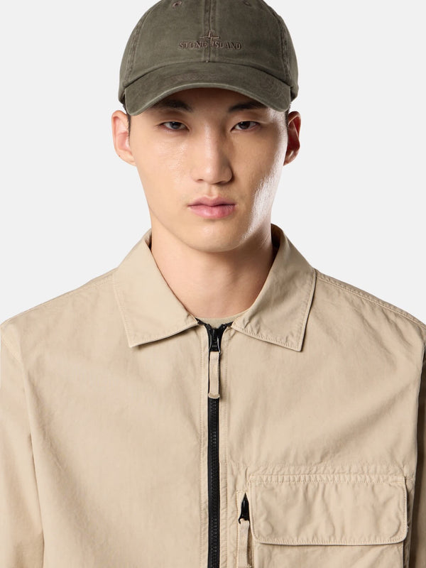 1200004 Overshirt in Canvas-Weave Cotton