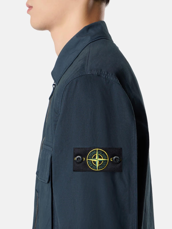 1200004 Overshirt in Canvas-Weave Cotton