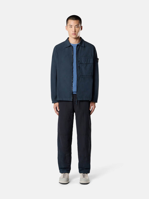 1200004 Overshirt in Canvas-Weave Cotton