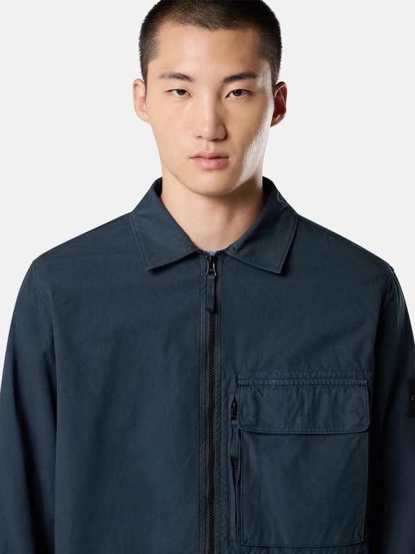1200004 Overshirt in Canvas-Weave Cotton