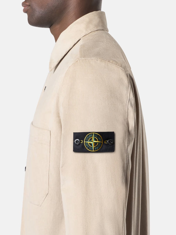 1200113 Overshirt in Micro-Corduroy