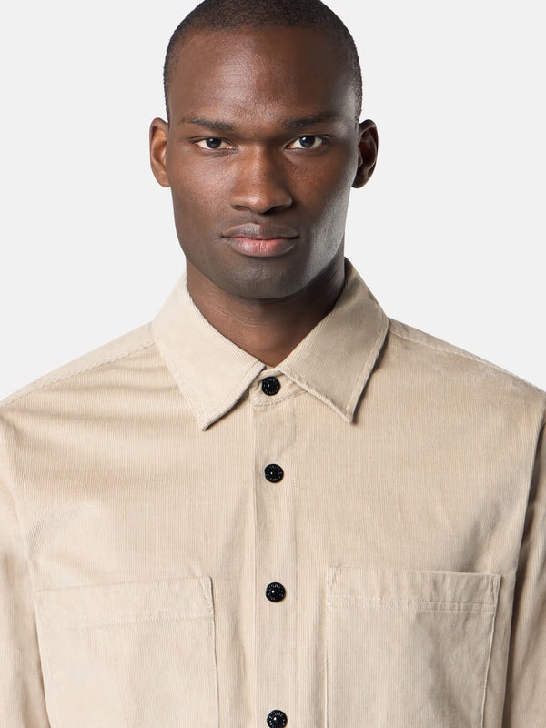 1200113 Overshirt in Micro-Corduroy