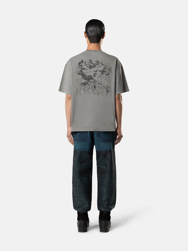 2100021 T-Shirt with Megacity Sky Embroidery